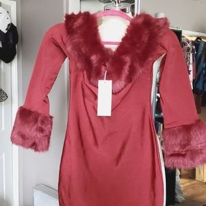 Gorgeous Burgundy Party Dress